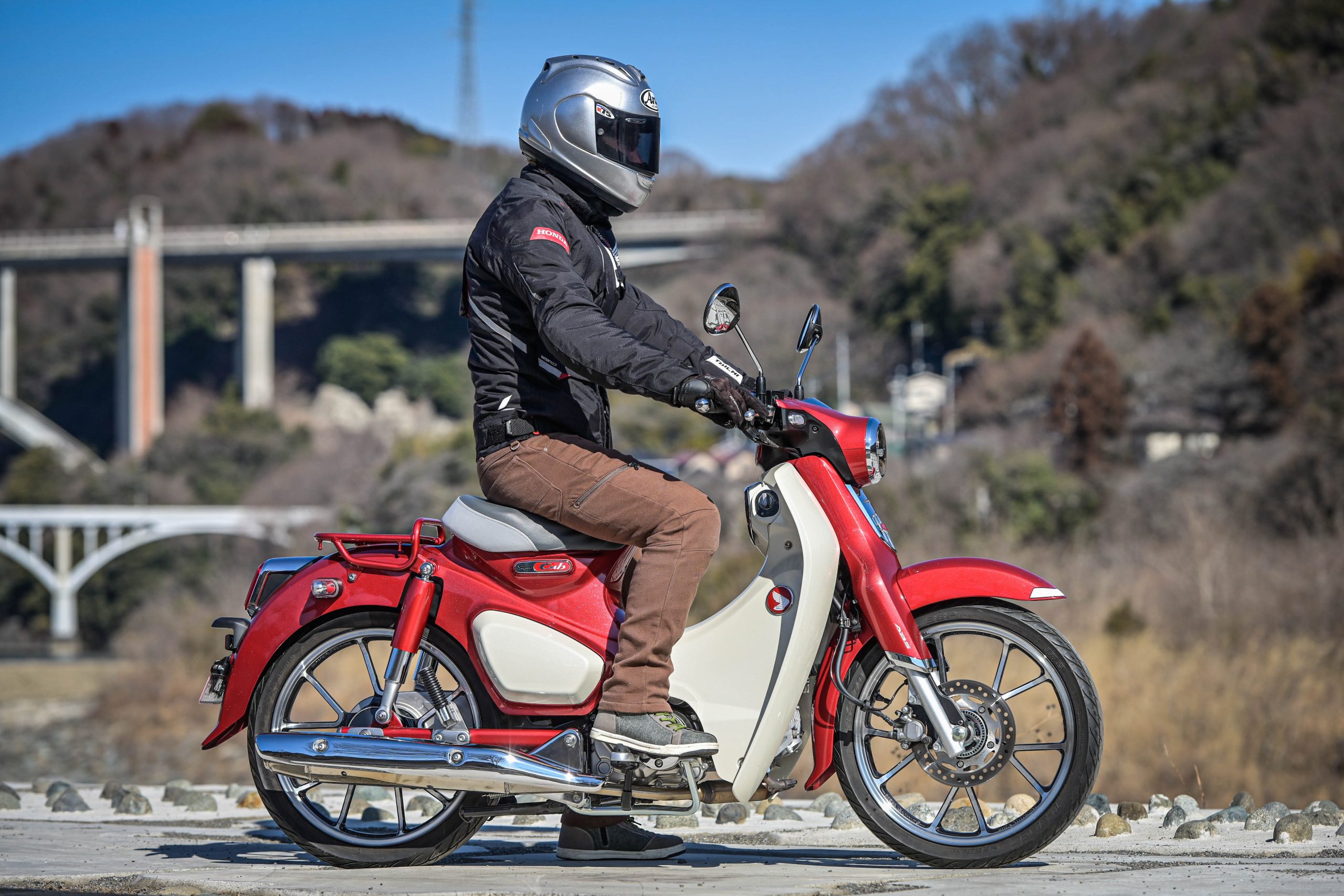 ホンダ リトルカブ バーハン カスタム多数 ヘルメット付 