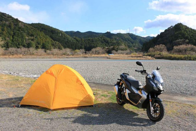 150ccのスクーター Adv150 って快適に長距離を走れるの ホンダのバイクでキャンプしてみた Honda Adv150 前編