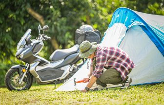 話題の Adv150 の荷物積載性をキャンプでテスト ホンダのバイクでキャンプしてみた Honda Adv150 中編