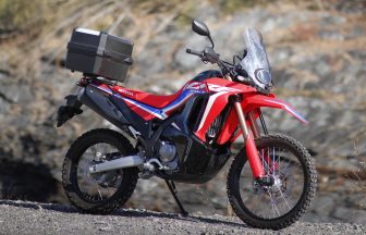 ワン キーシステムで使い勝手のいいcrf250 Rally ラリー 用トップボックス