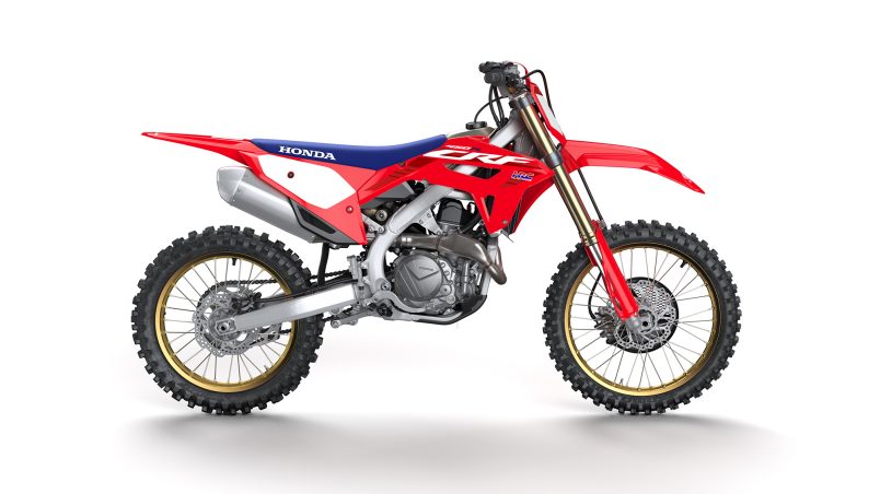 オフロード専用車 Crf シリーズの23年モデルが新発表 Crf450rにはcr誕生50周年記念の特別仕様も ホンダ22新車ニュース Crf シリーズ