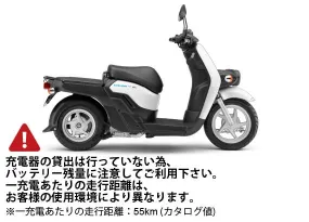 ホンダドリーム近江八幡でベンリィe: IIをレンタル
