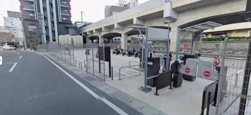 村上ホンダ販売株式会社 長崎市浦上駅二輪車等駐車場の写真